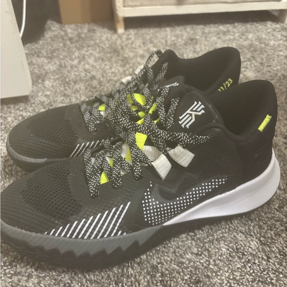 Nike Kids Black and White Athletic Shoes
